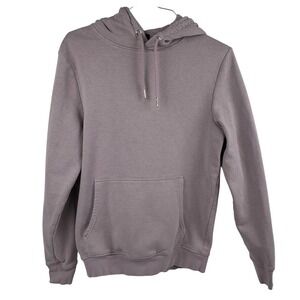 Men's Light Purple Cotton Pullover‎ Hoodie Sweatshirt by New Look Size S